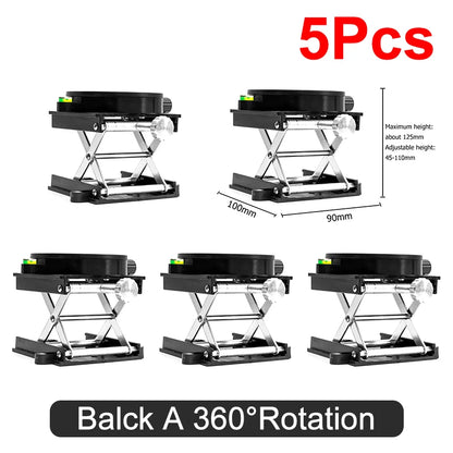 Aluminium Alloy Laser Support Base Lifting Platform 360 Degree Rotation Table Lifting Stand Platform Automatic Leveling Bracket