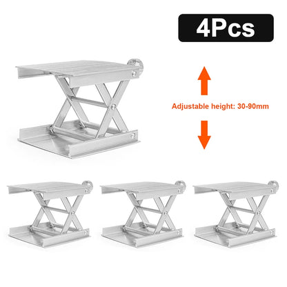 Aluminium Alloy Laser Support Base Lifting Platform 360 Degree Rotation Table Lifting Stand Platform Automatic Leveling Bracket