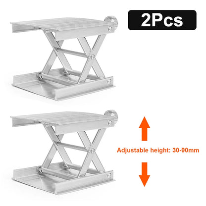 Aluminium Alloy Laser Support Base Lifting Platform 360 Degree Rotation Table Lifting Stand Platform Automatic Leveling Bracket